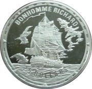 25 Dollars - Elizabeth II Bonhomme Richard, Solomon Islands, 2005 reverse image