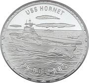 25 Dollars - Elizabeth II USS Hornet, Solomon Islands, 2006 reverse image