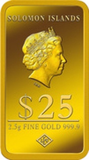 25 Dollars - Elizabeth II Paris obverse image