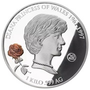 25 Dollars - Elizabeth II Princess Diana, Solomon Islands, 2017 reverse image