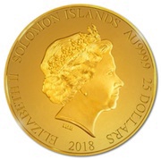 25 Dollars - Elizabeth II Anglo-Saxon Sutton Hoo Helmet obverse image