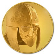25 Dollars - Elizabeth II Anglo-Saxon Sutton Hoo Helmet, Solomon Islands, 2018 reverse image