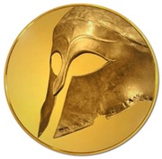 25 Dollars - Elizabeth II Greek Helmet, Solomon Islands, 2018 reverse image