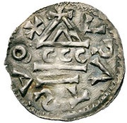 Denar - Boleslaus II the Pious, Bohemia, 967-999 reverse image