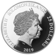 25 Dollars - Elizabeth II Unicorn obverse image
