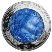 25 Dollars - Elizabeth II Discovery of the New World, Solomon Islands, 2020 reverse image