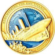 25 Dollars - Elizabeth II Titanic, Solomon Islands, 2021 reverse image