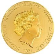 25 Dollars - Elizabeth II The King obverse image