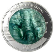 25 Dollars - Elizabeth II Pioneers of Aviation, Solomon Islands, 2021 reverse image