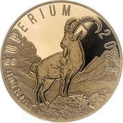 25 Dollars - Elizabeth II Alpine Ibex, Solomon Islands, 2021 reverse image