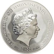 25 Dollars - Elizabeth II FIFA World Cup Qatar 2022 obverse image