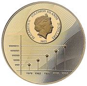 25 Dollars - Elizabeth II Matterhorn and Glacier Express obverse image