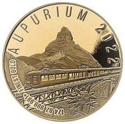 25 Dollars - Elizabeth II Matterhorn and Glacier Express, Solomon Islands, 2022 reverse image