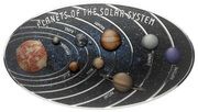 25 Dollars - Elizabeth II Solar System, Solomon Islands, 2022 reverse image