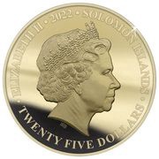 25 Dollars - Elizabeth II Platinum Jubilee obverse image