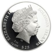 25 Dollars - Charles III La Tour Eiffel obverse image