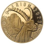 25 Dollars - Charles III Alpine Ibex, Solomon Islands, 2023 reverse image