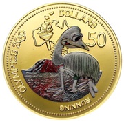 50 Dollars - Elizabeth II Running, Solomon Islands, 2000 reverse image