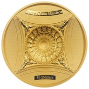 50 Dollars - Elizabeth II Sacré-Cœur Basilica, Solomon Islands, 2018 reverse image