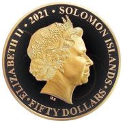50 Dollars - Elizabeth II Platinum Jubilee obverse image