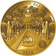 50 Dollars - Charles III Gardens of Babylon, Solomon Islands, 2024 reverse image