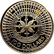 100 Dollars - Elizabeth II Native Art, Solomon Islands, 1980 reverse image