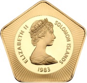 100 Dollars - Elizabeth II 5th Anniversary of Independence obverse image