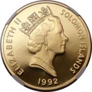 100 Dollars - Elizabeth II Battle of Guadalcanal obverse image