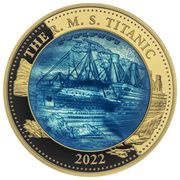100 Dollars - Elizabeth II RMS Titanic, Solomon Islands, 2022 reverse image