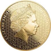100 Dollars - Charles III Year of the Dragon obverse image