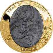 100 Dollars - Charles III Year of the Dragon, Solomon Islands, 2024 reverse image