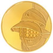 1000 Dollars - Elizabeth II Gladiator's Helmet, Solomon Islands, 2022 reverse image