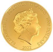 1000 Dollars - Elizabeth II Greek Helmet obverse image
