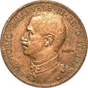 1 Besa - Victor Emmanuel III obverse image