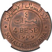 4 Bese - Victor Emmanuel III reverse image