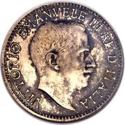 ¼ Rupia - Victor Emmanuel III Trial Strike obverse image