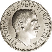 1 Rupia - Vittorio Emanuelle III obverse image