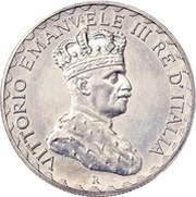 10 Lire - Vittorio Emanuelle III Prova di stampa obverse image