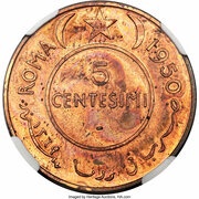 5 Centesimi Prova reverse image