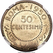 50 Centesimi Prova reverse image