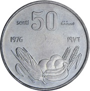 50 Senti FAO reverse image
