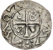 Denar - Boleslaus II the Pious, Bohemia, 967-999 reverse image