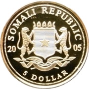 5 Dollars Pope Benedict XVI - World Youth Day in Cologne obverse image
