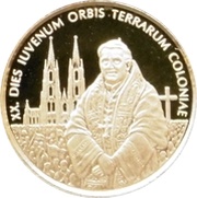 5 Dollars Pope Benedict XVI - World Youth Day in Cologne reverse image