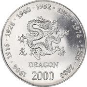10 Shillings Dragon, Somalia, 2000 reverse image