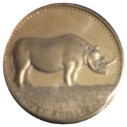 10 Shillings Rhino, Somalia, 2013 reverse image