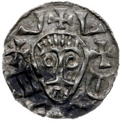 Denar - Boleslaus II the Pious, Bohemia, 967-999 reverse image