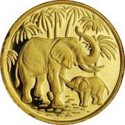 20 Shillings Elephant reverse image