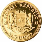 20 Shillings Elephant; Gold obverse image