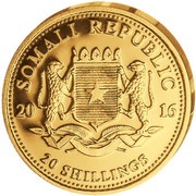 20 Shillings Elephant; Gold obverse image